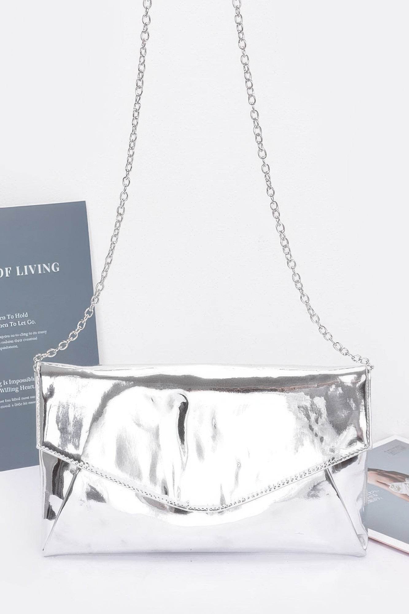 Mirror Envelope Clutch - Bona Fide Fashion