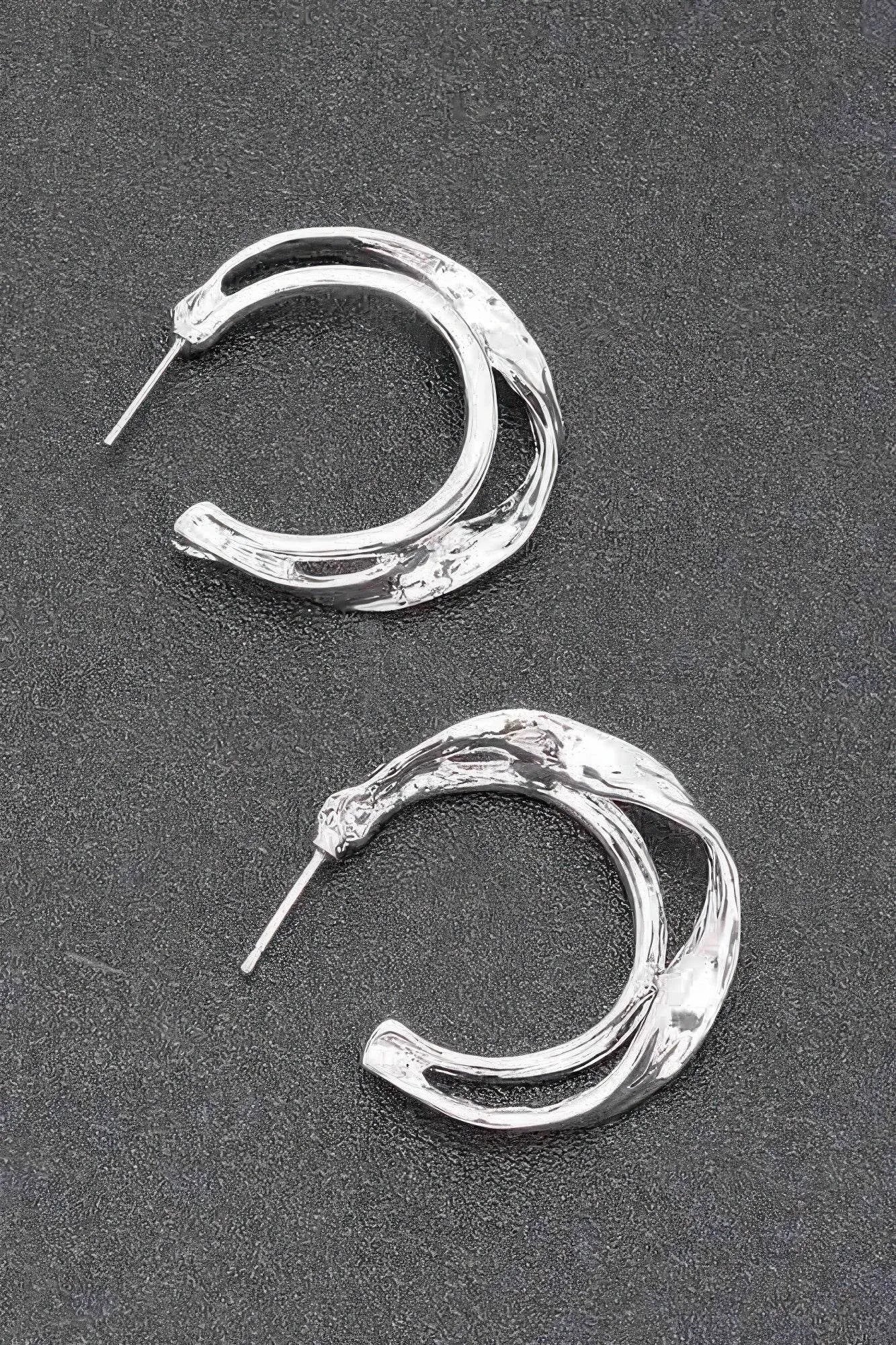 Gold Plated Metal Earring - Bona Fide Fashion