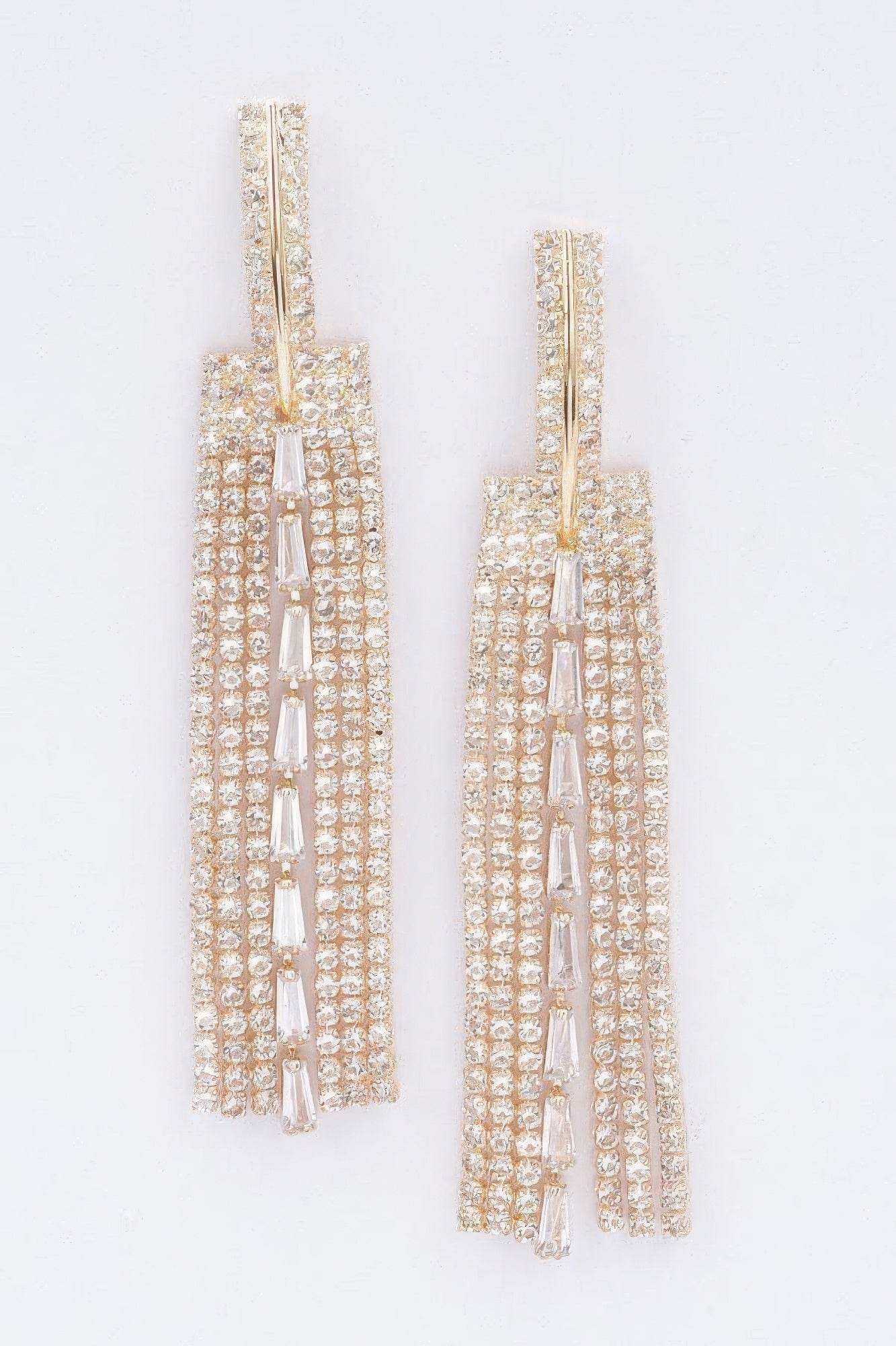 Rhinestone Earring - Bona Fide Fashion