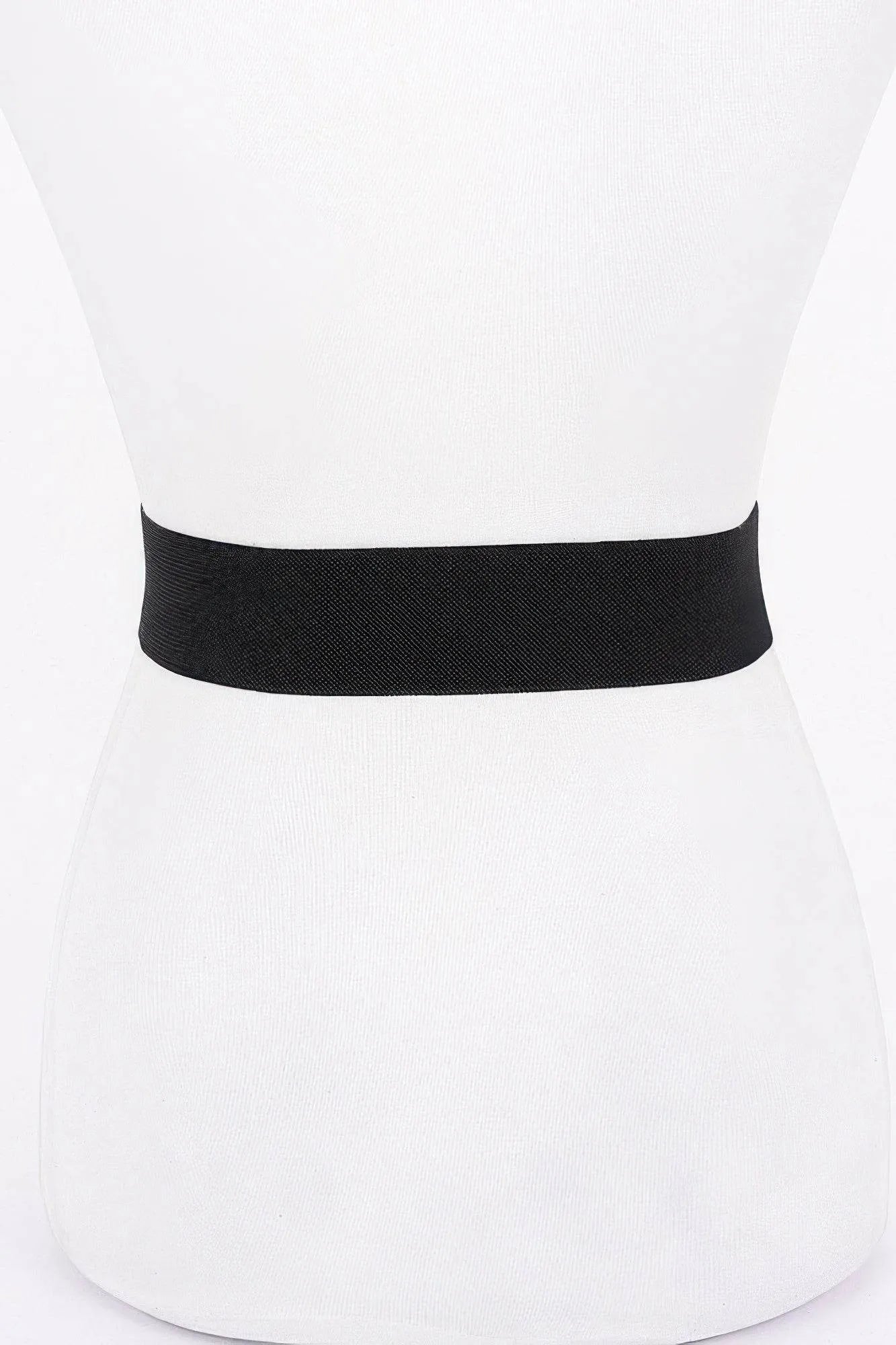 Metal Buckle Elastic Belt - Bona Fide Fashion
