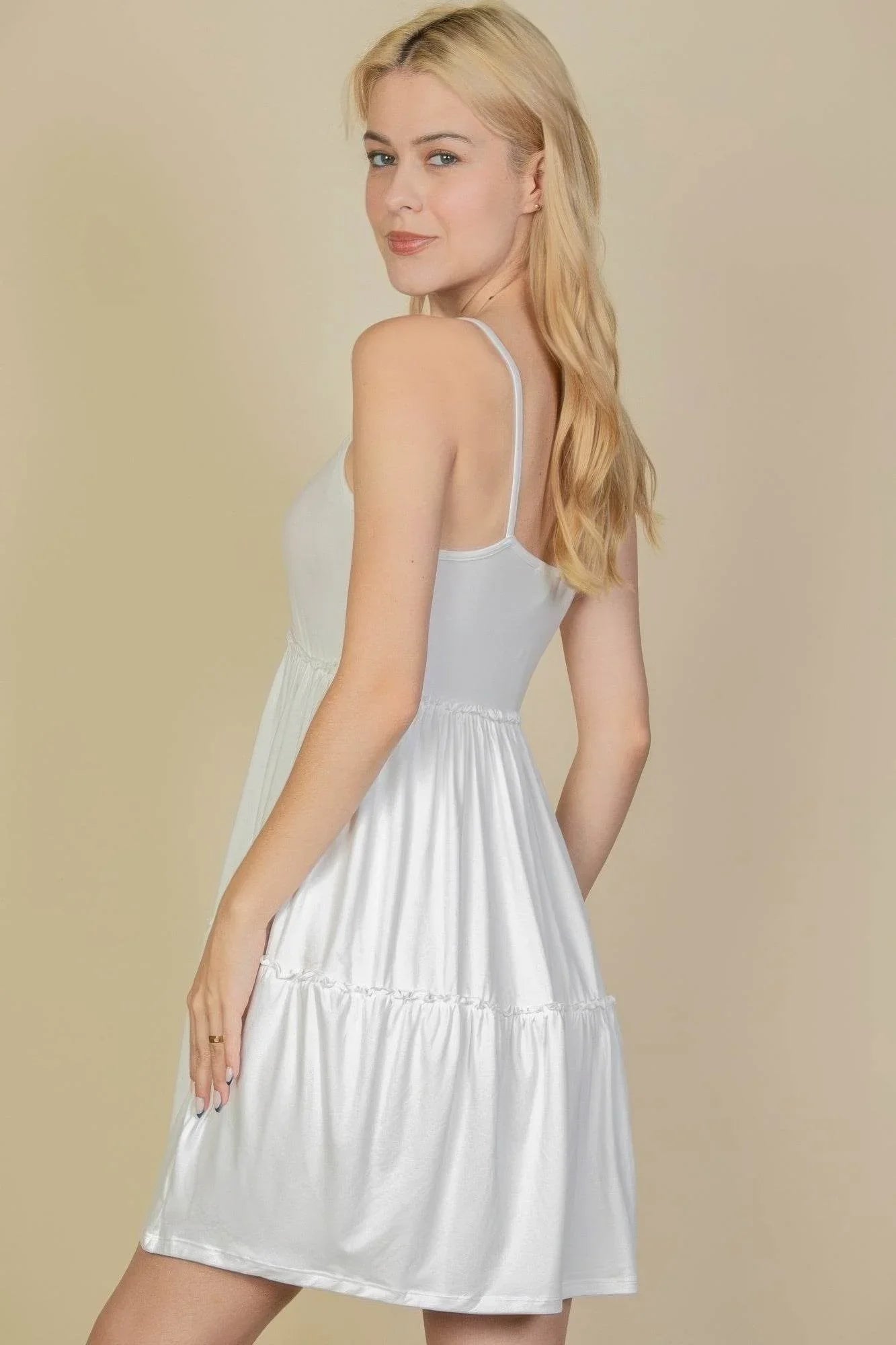 Tiered Cami Swing Dress - Bona Fide Fashion