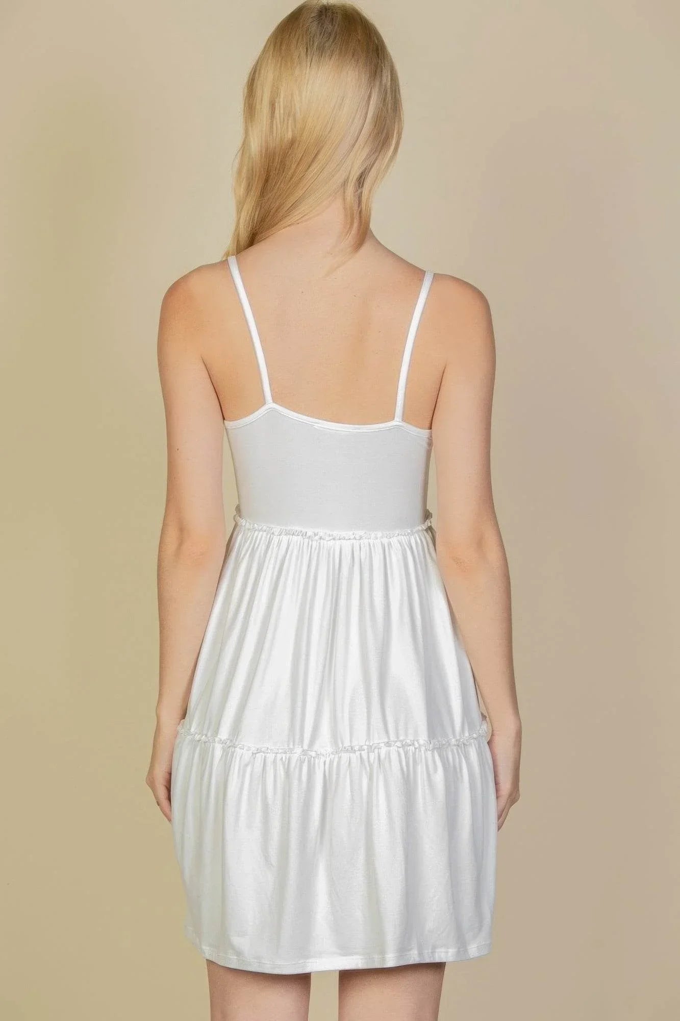 Tiered Cami Swing Dress - Bona Fide Fashion