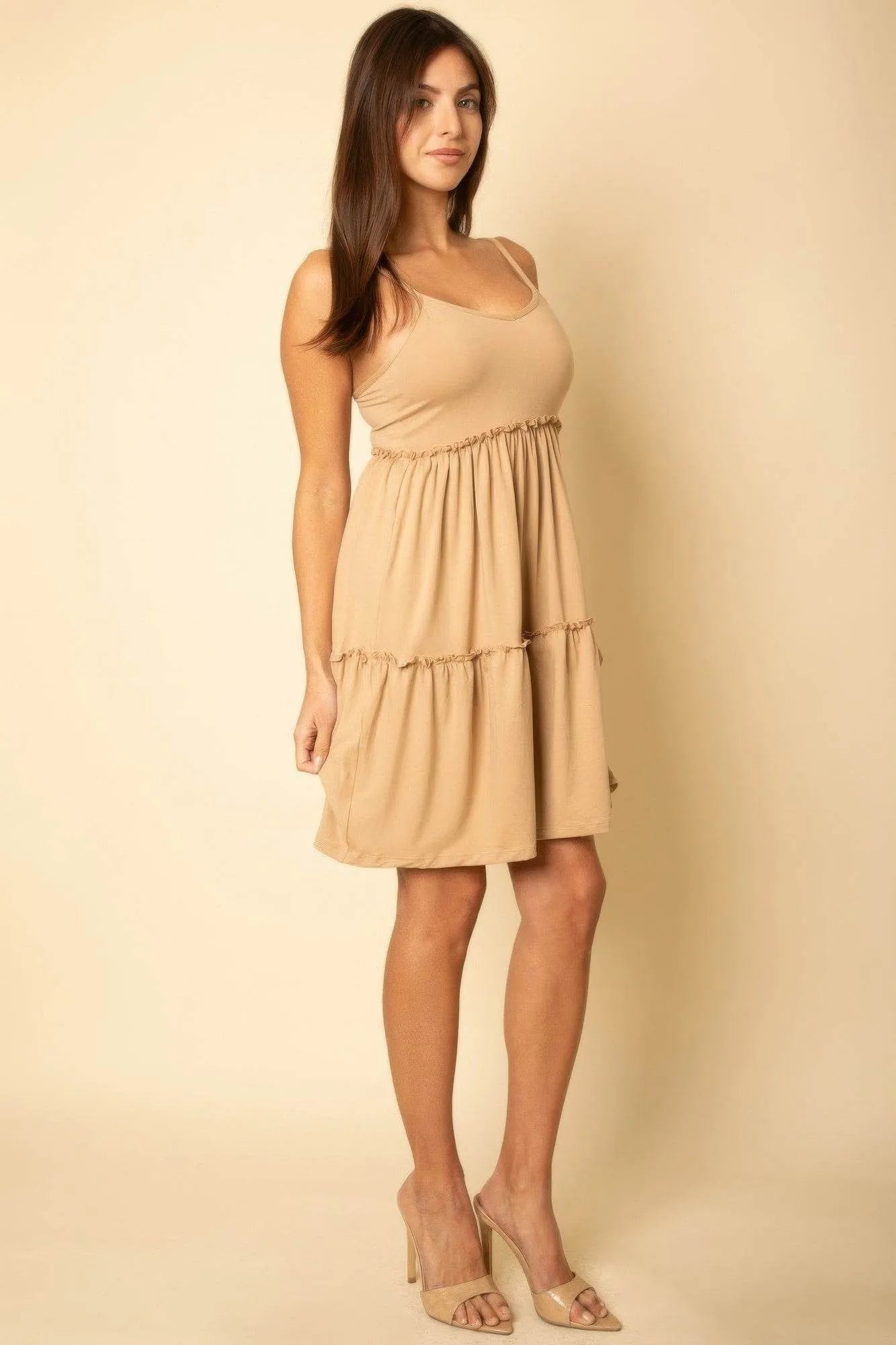 Tiered Cami Swing Dress - Bona Fide Fashion