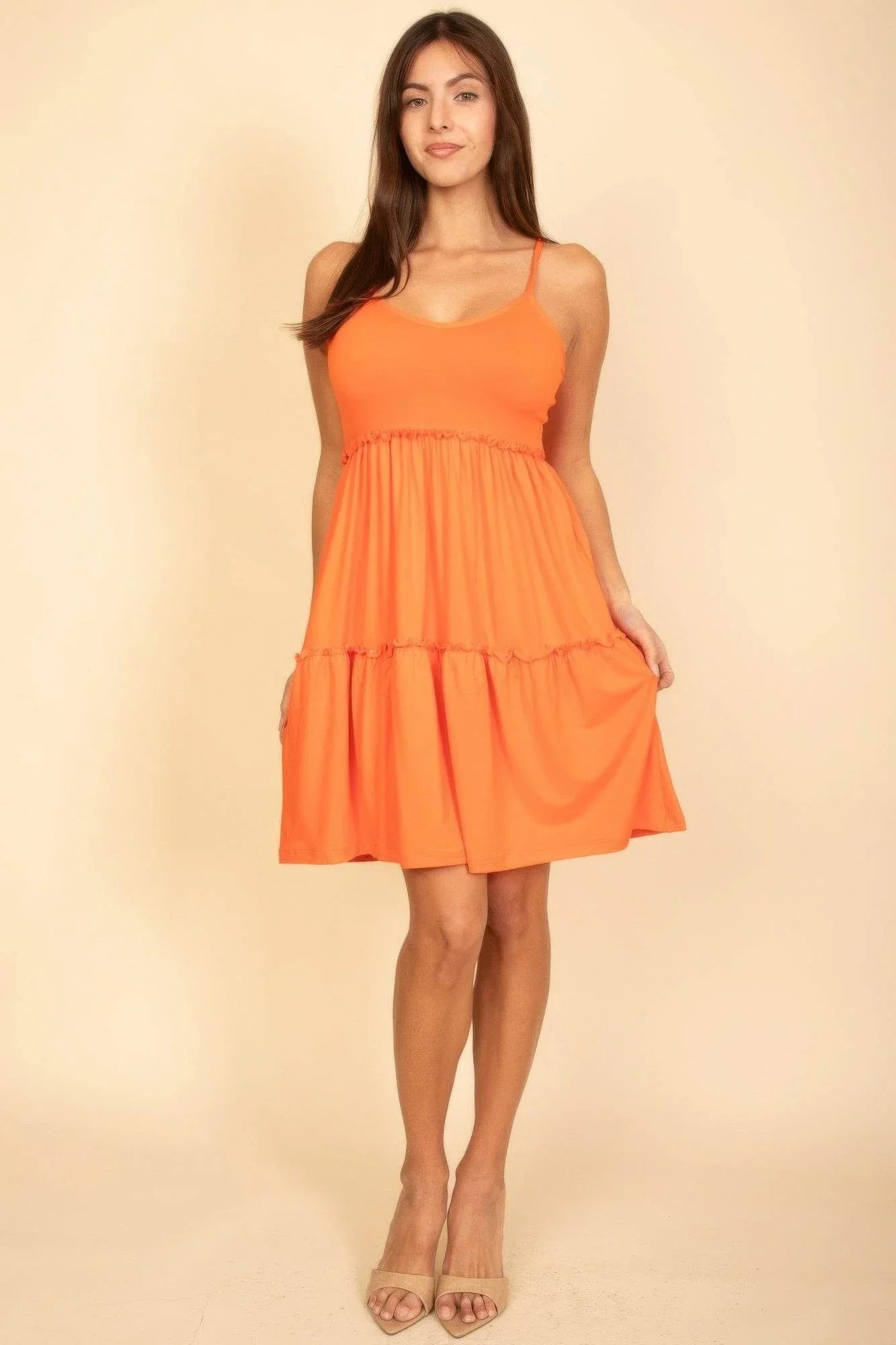 Tiered Cami Swing Dress - Bona Fide Fashion