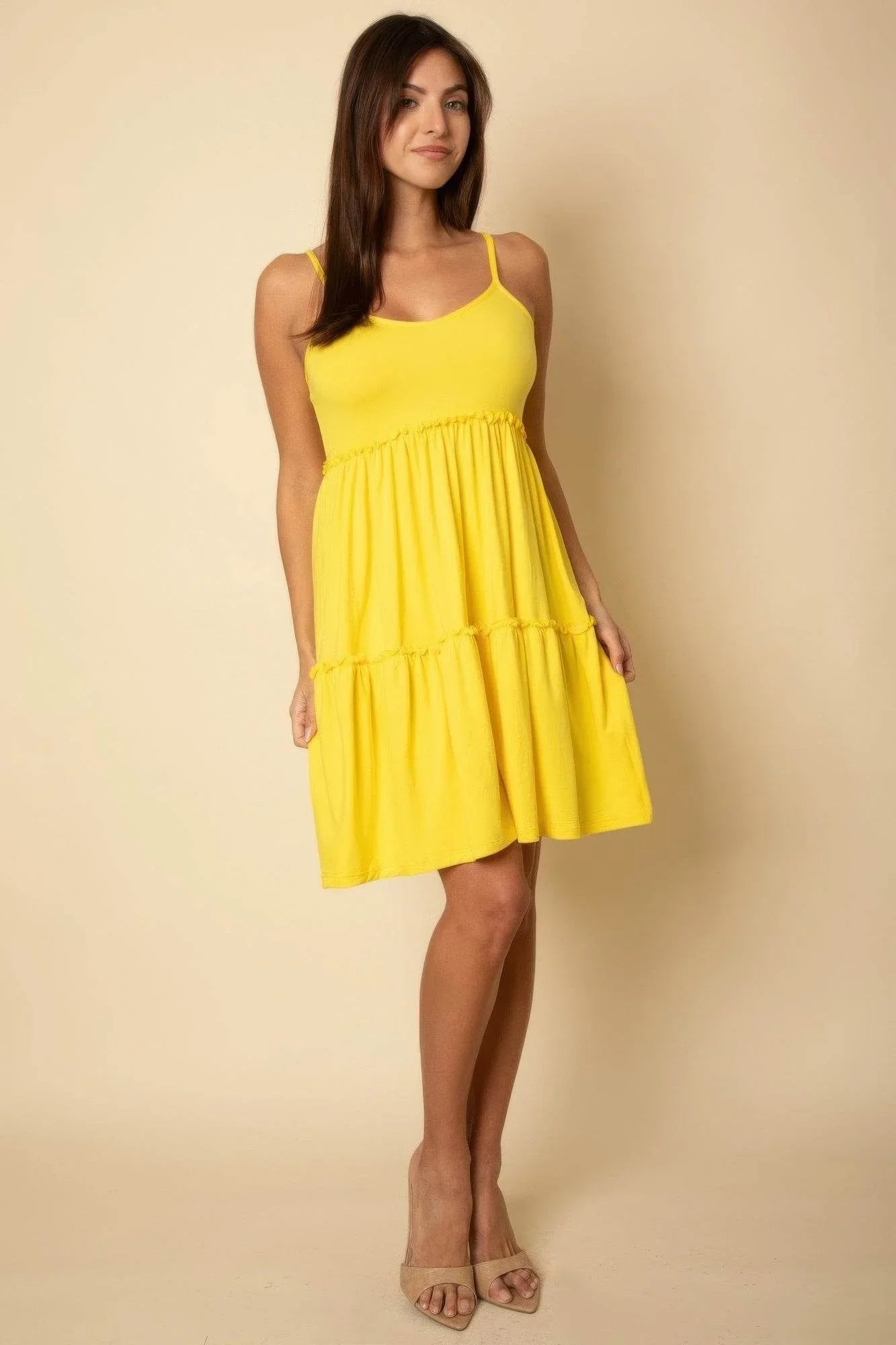 Tiered Cami Swing Dress - Bona Fide Fashion