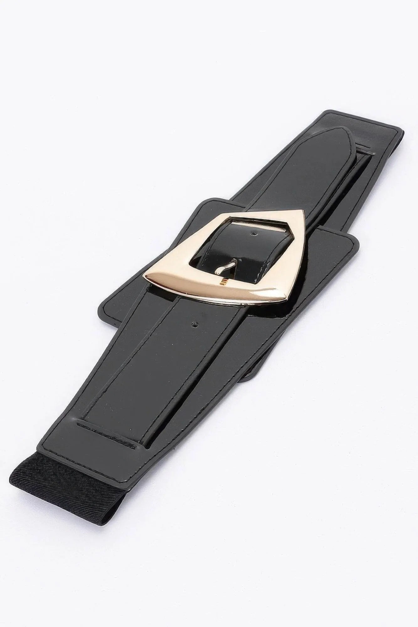 Metal Buckle Elastic Belt - Bona Fide Fashion