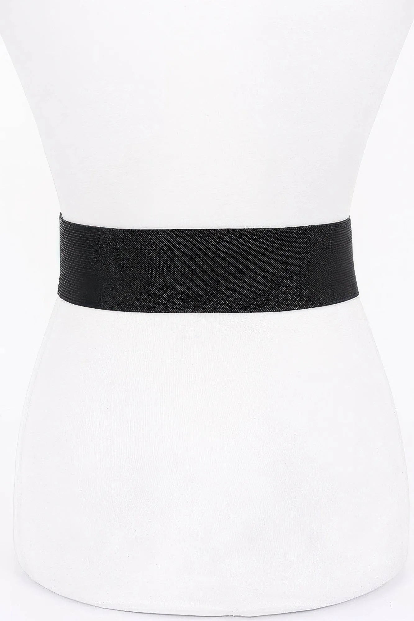 Metal Buckle Elastic Belt - Bona Fide Fashion
