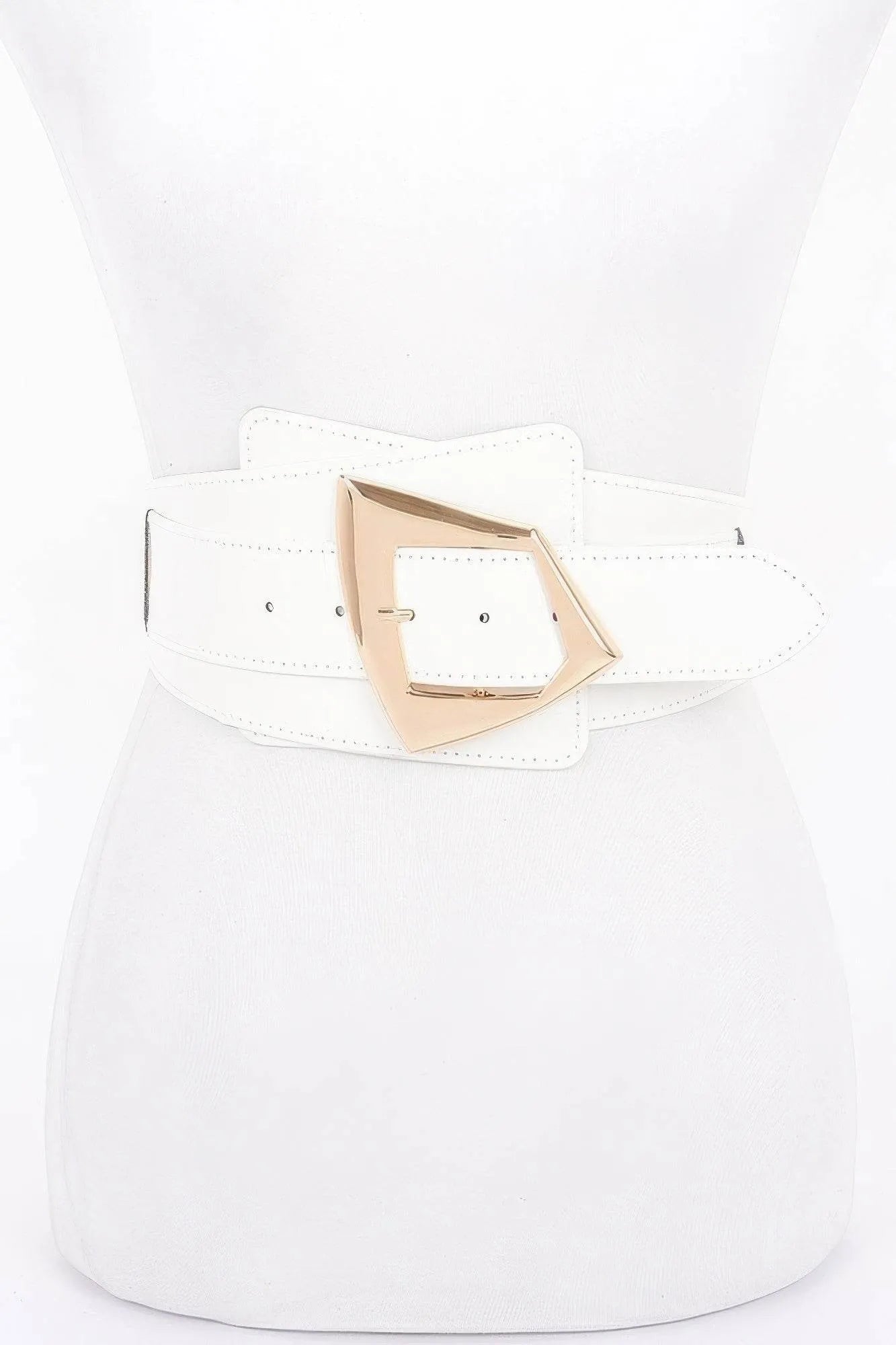 Metal Buckle Elastic Belt - Bona Fide Fashion