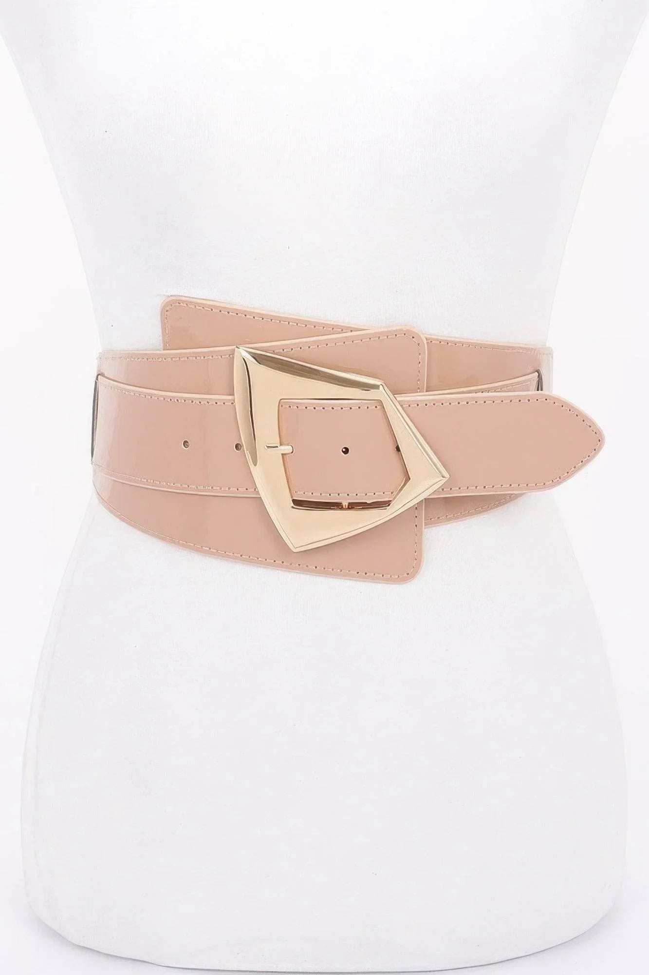 Metal Buckle Elastic Belt - Bona Fide Fashion