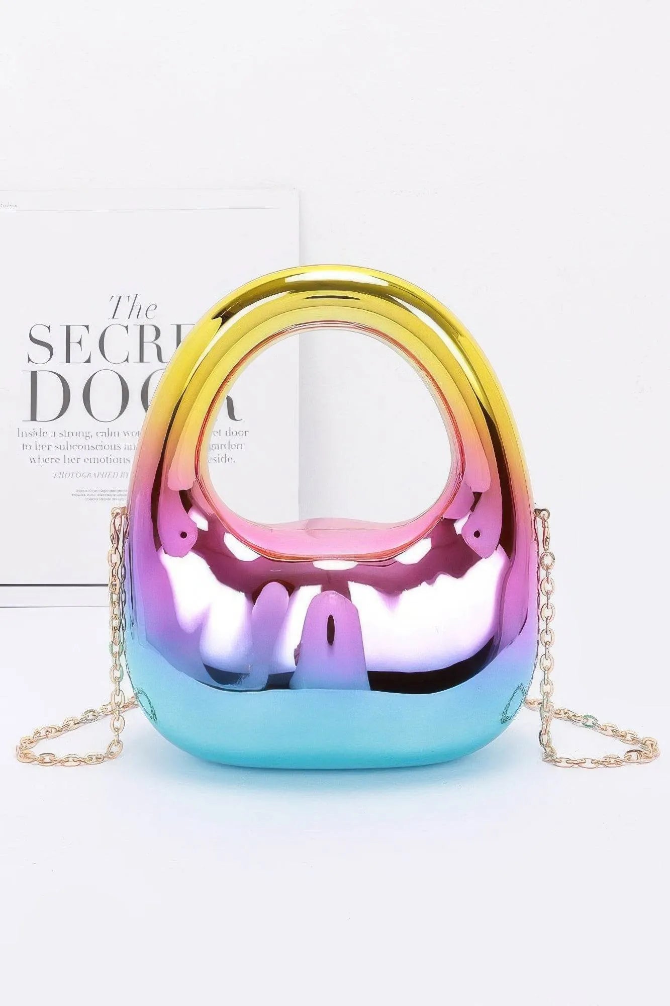 Metallic Acrylic Bag - Bona Fide Fashion