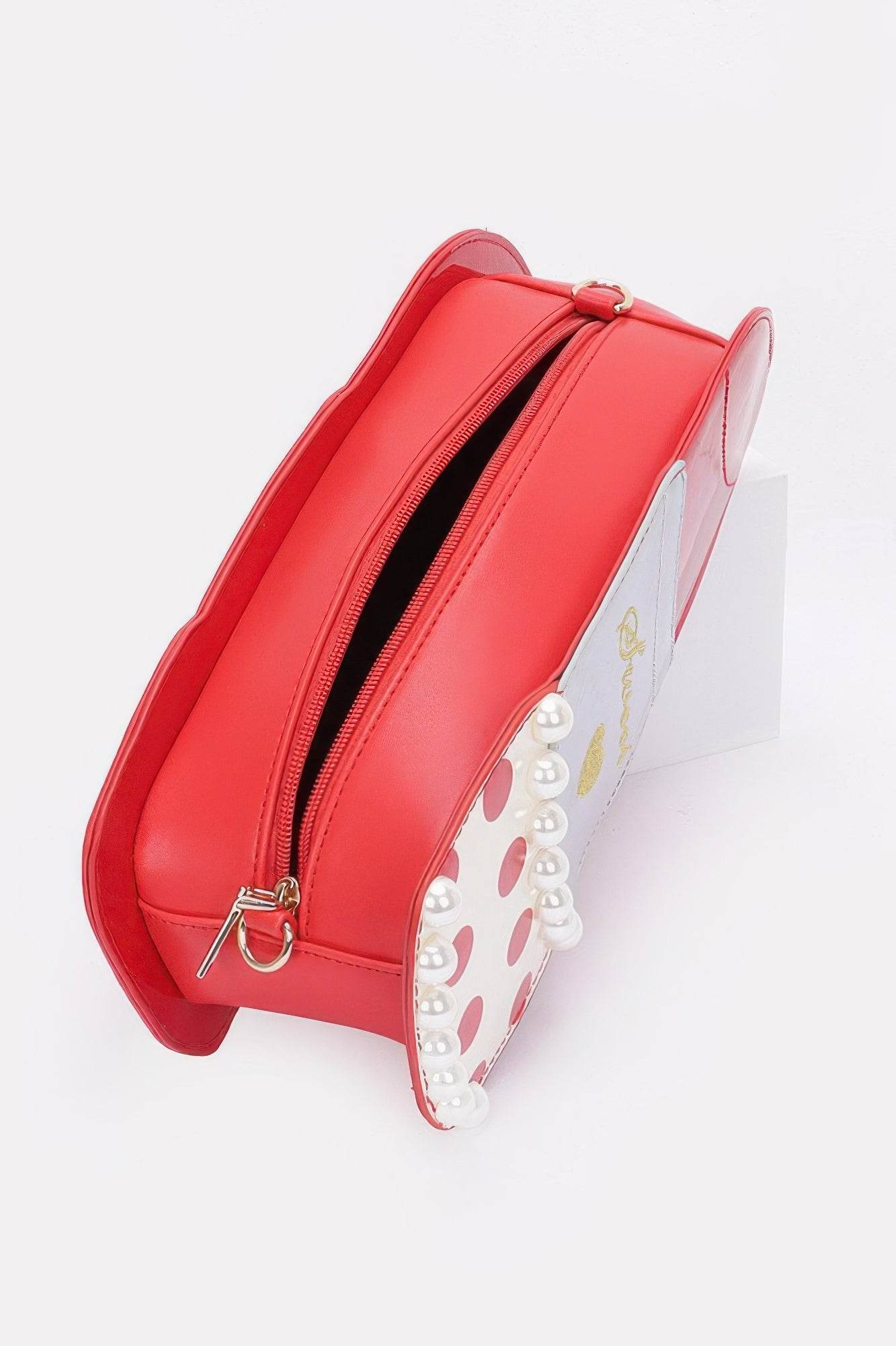 Faux Leather Lipstick Novelty Bag - Bona Fide Fashion