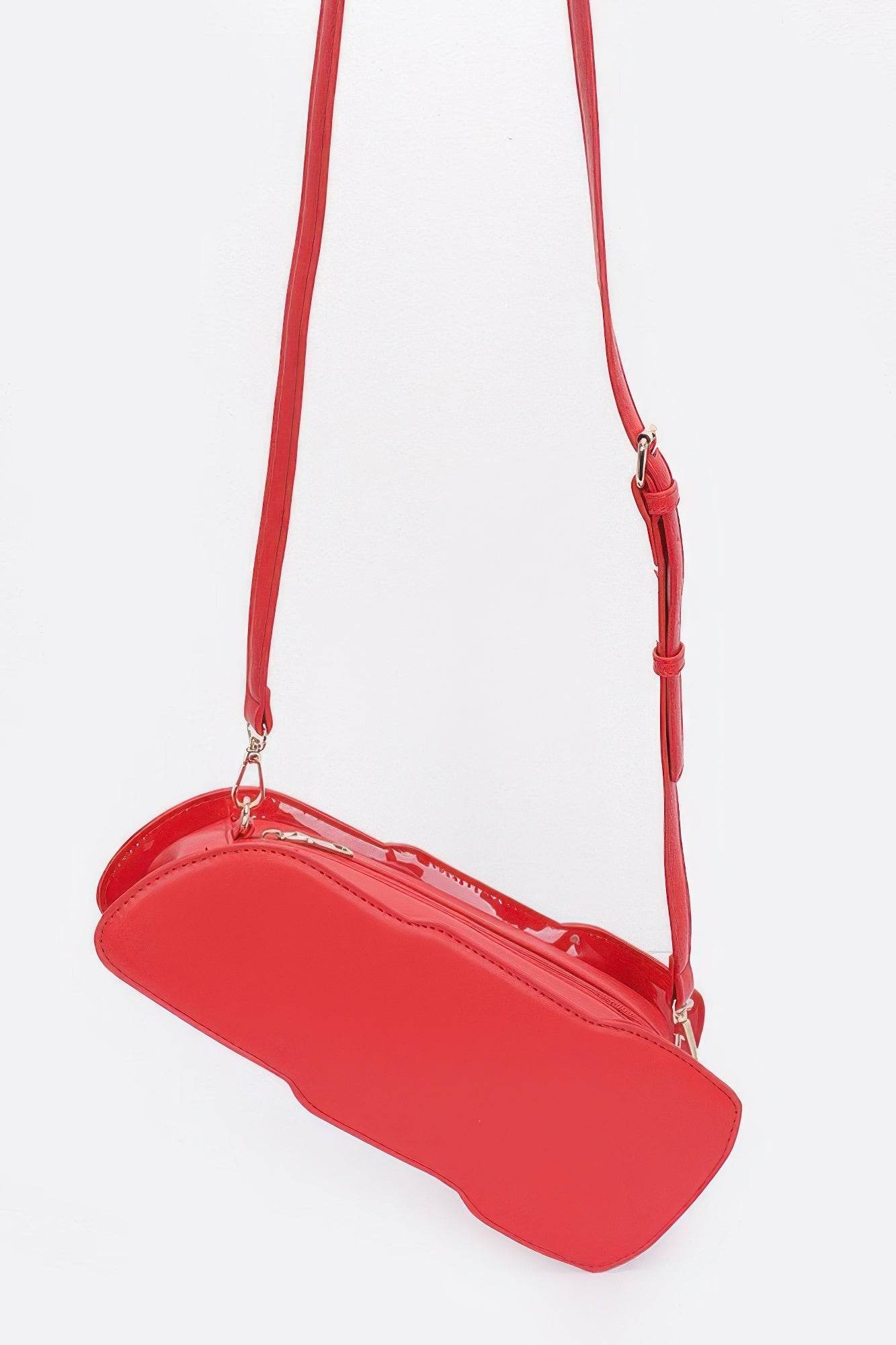 Faux Leather Lipstick Novelty Bag - Bona Fide Fashion