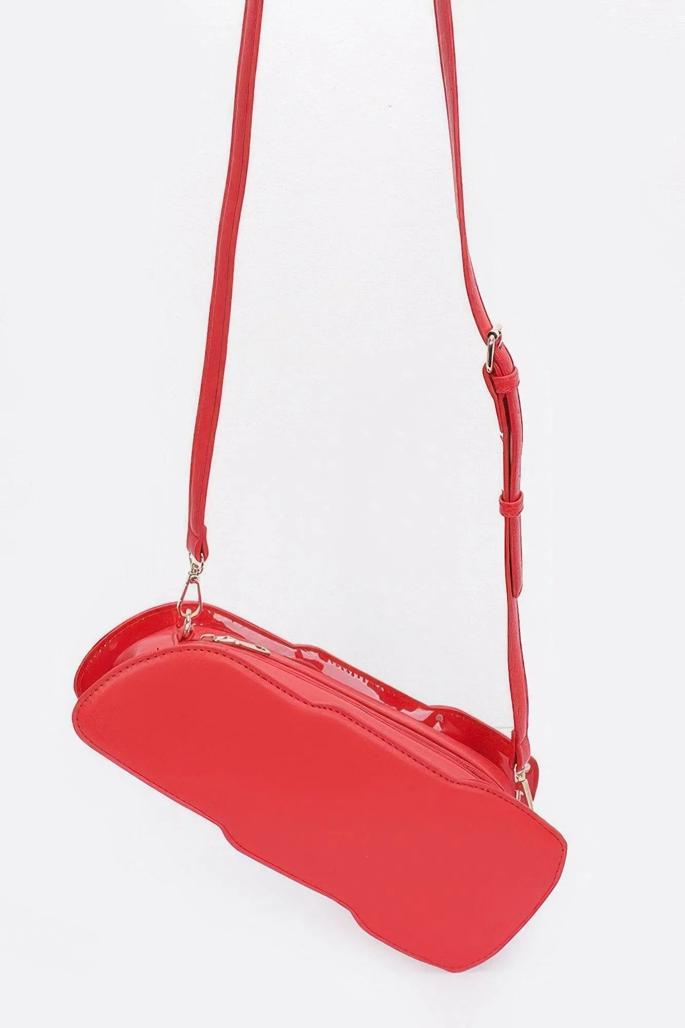 Faux Leather Lipstick Novelty Bag - Bona Fide Fashion