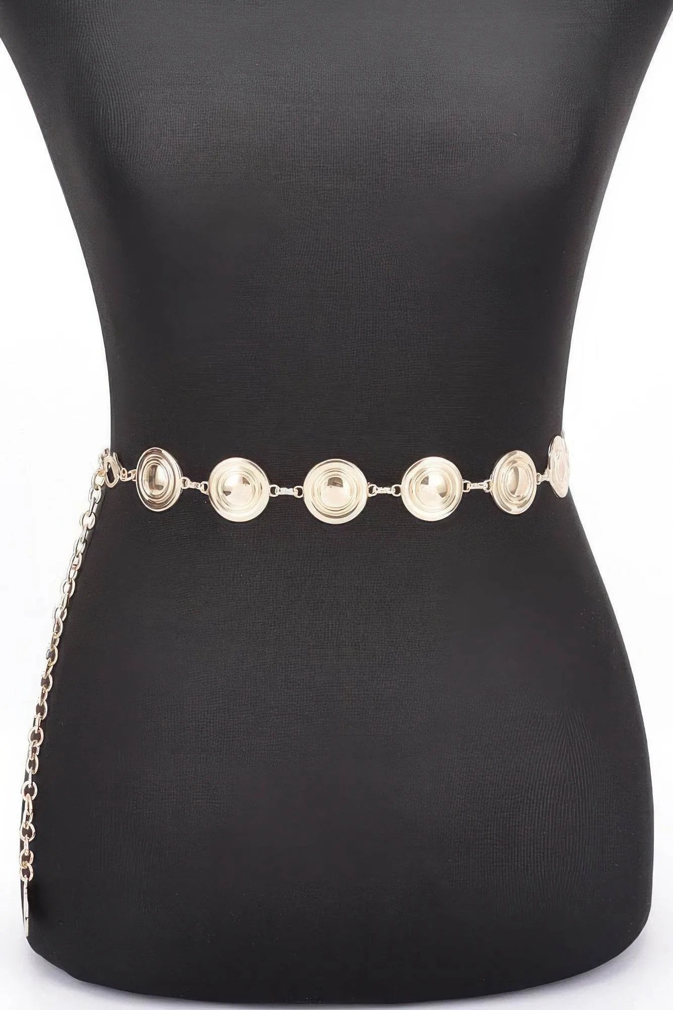 Round Metal Chain Belt - Bona Fide Fashion