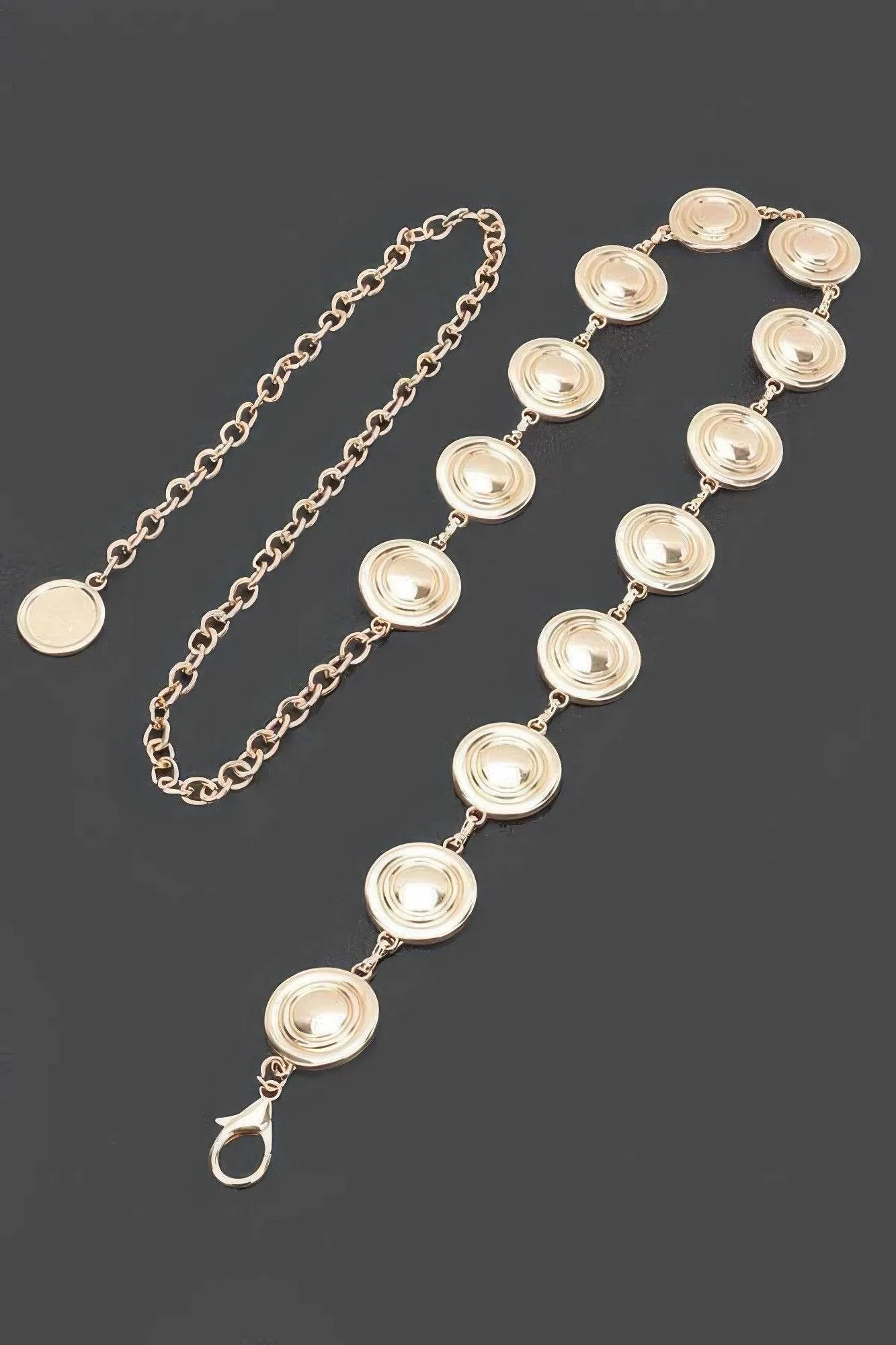 Round Metal Chain Belt - Bona Fide Fashion