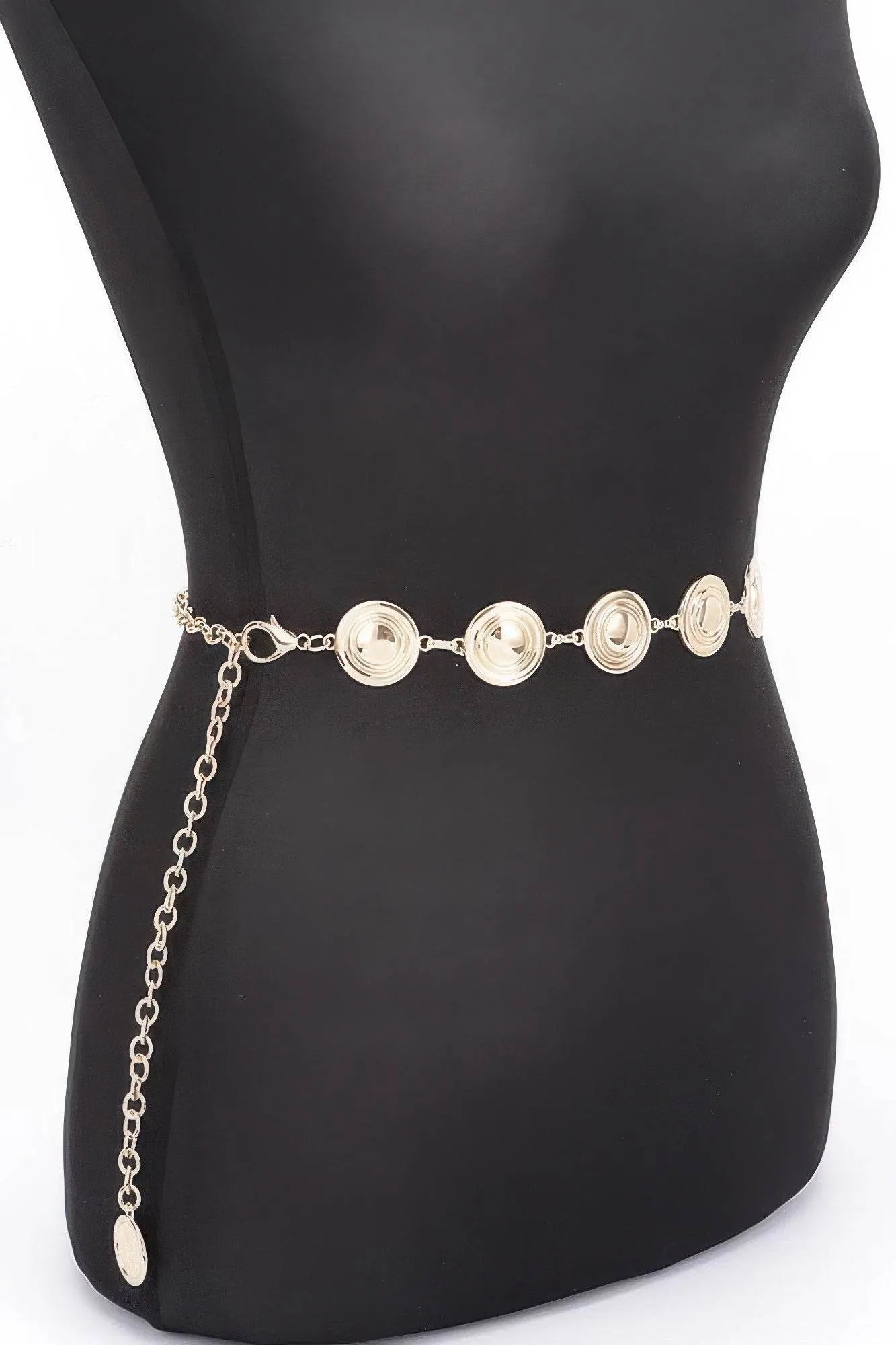 Round Metal Chain Belt - Bona Fide Fashion