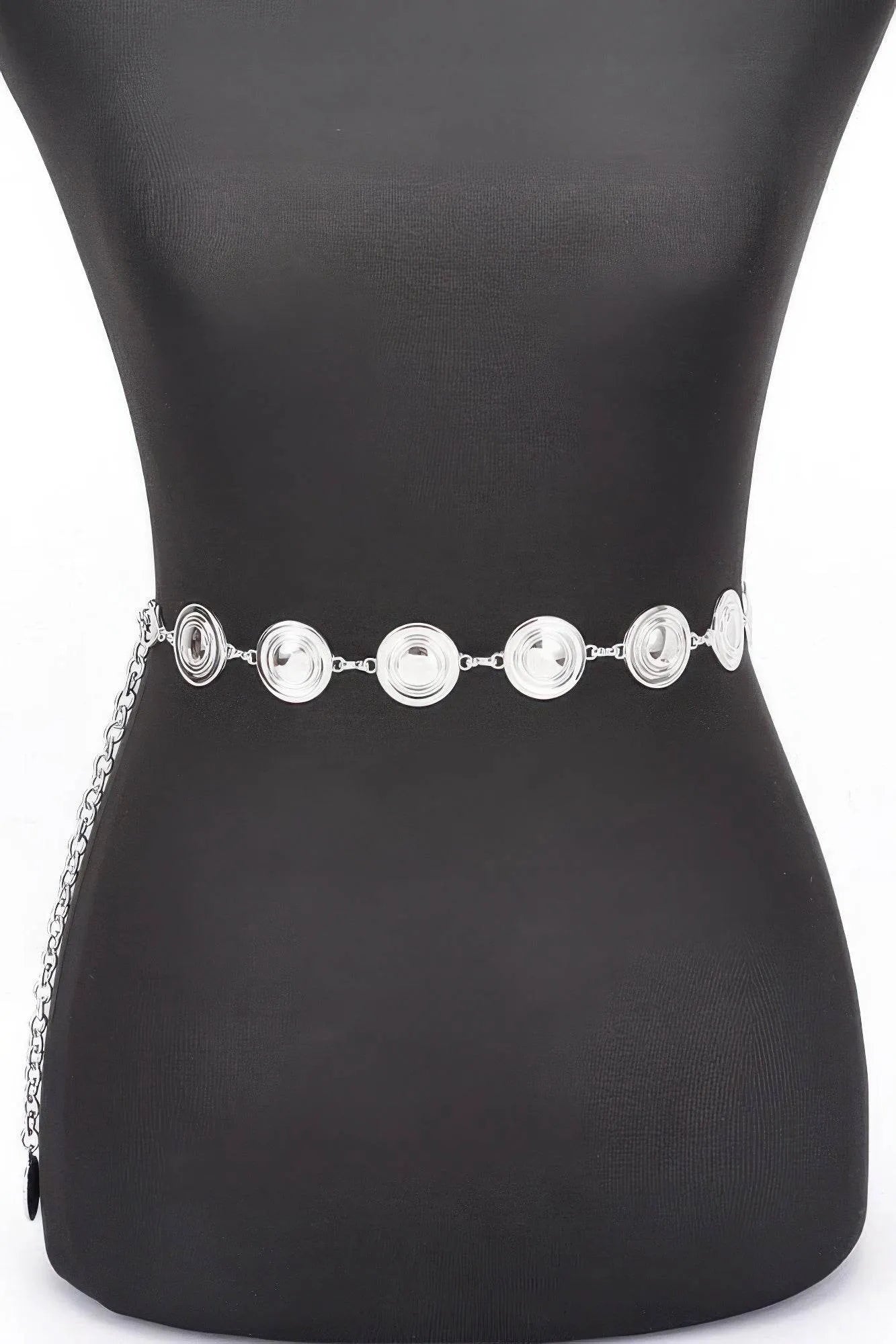 Round Metal Chain Belt - Bona Fide Fashion