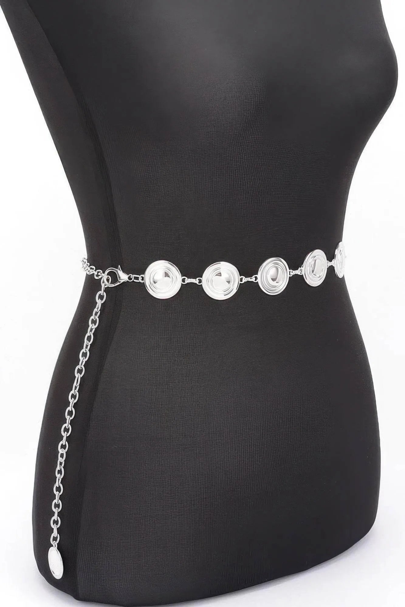 Round Metal Chain Belt - Bona Fide Fashion