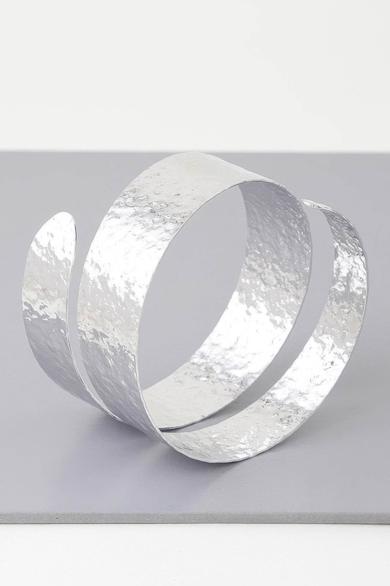 Hammered Wrap Around Cuff Bracelet - Bona Fide Fashion