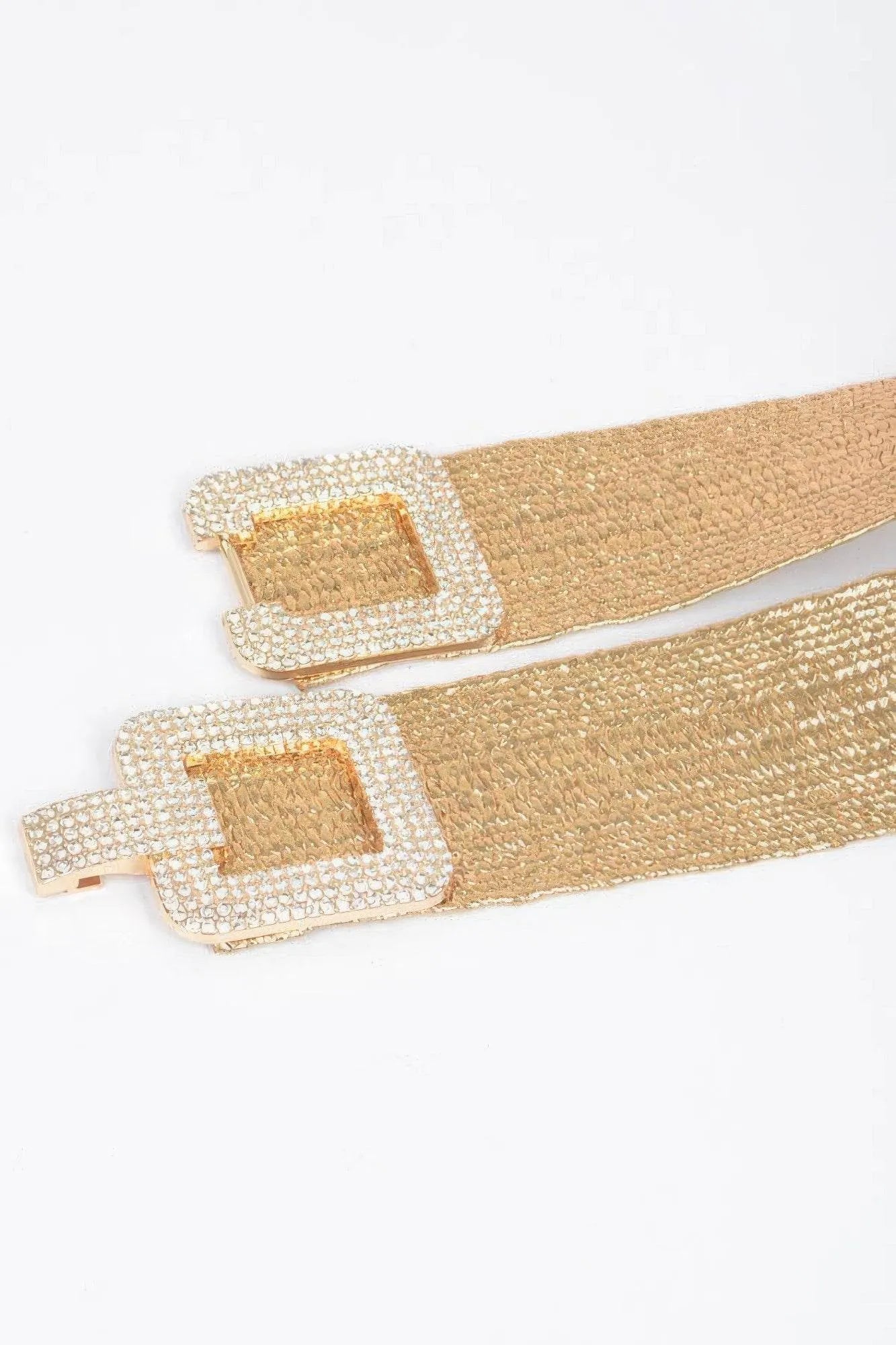 Rhinestone Elastic Belt - Bona Fide Fashion