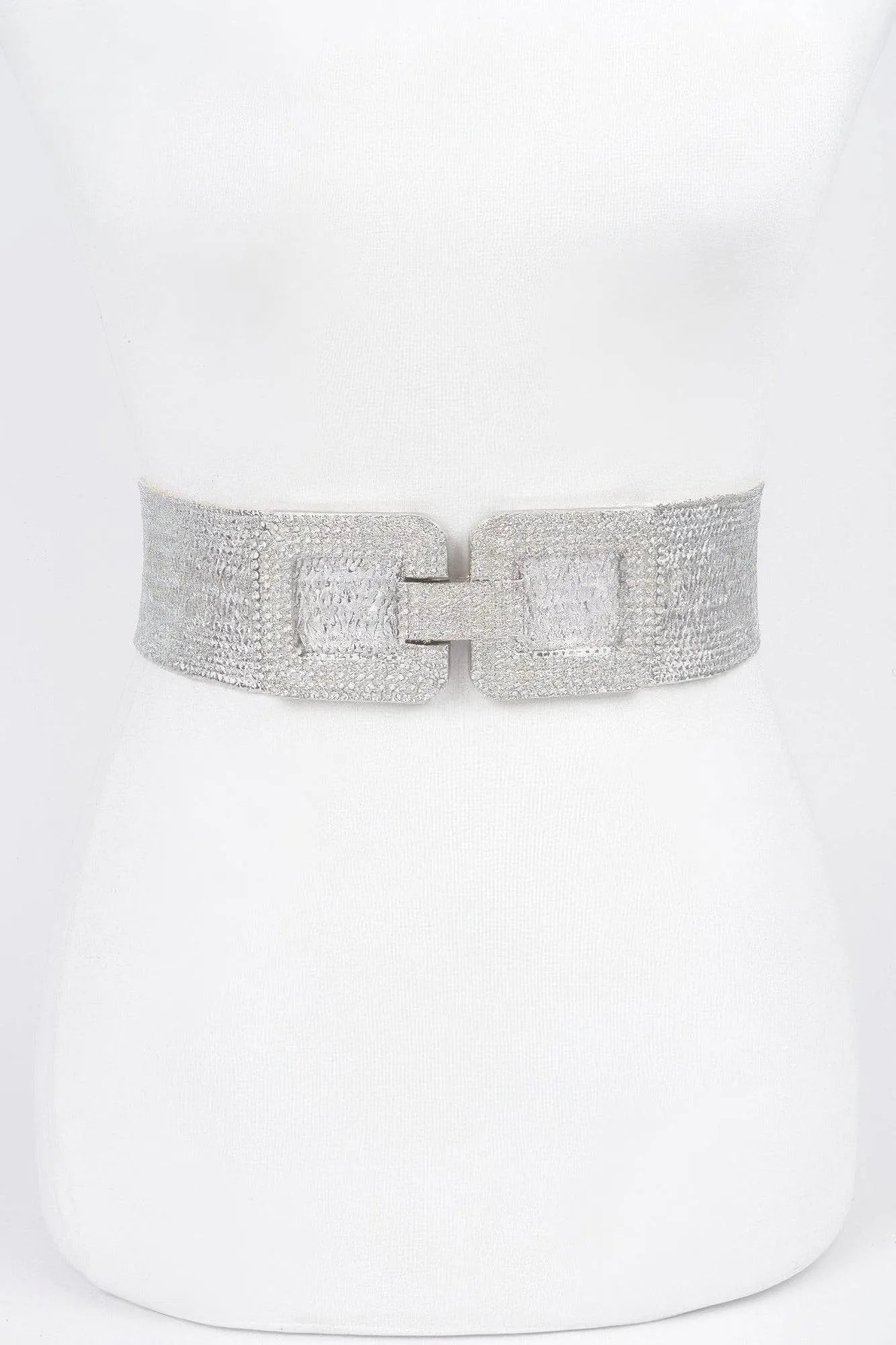 Rhinestone Elastic Belt - Bona Fide Fashion