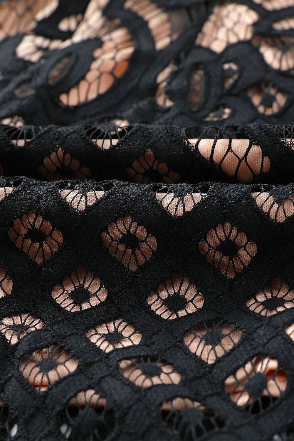 Off-Shoulder Long Sleeve Lace Dress - Bona Fide Fashion
