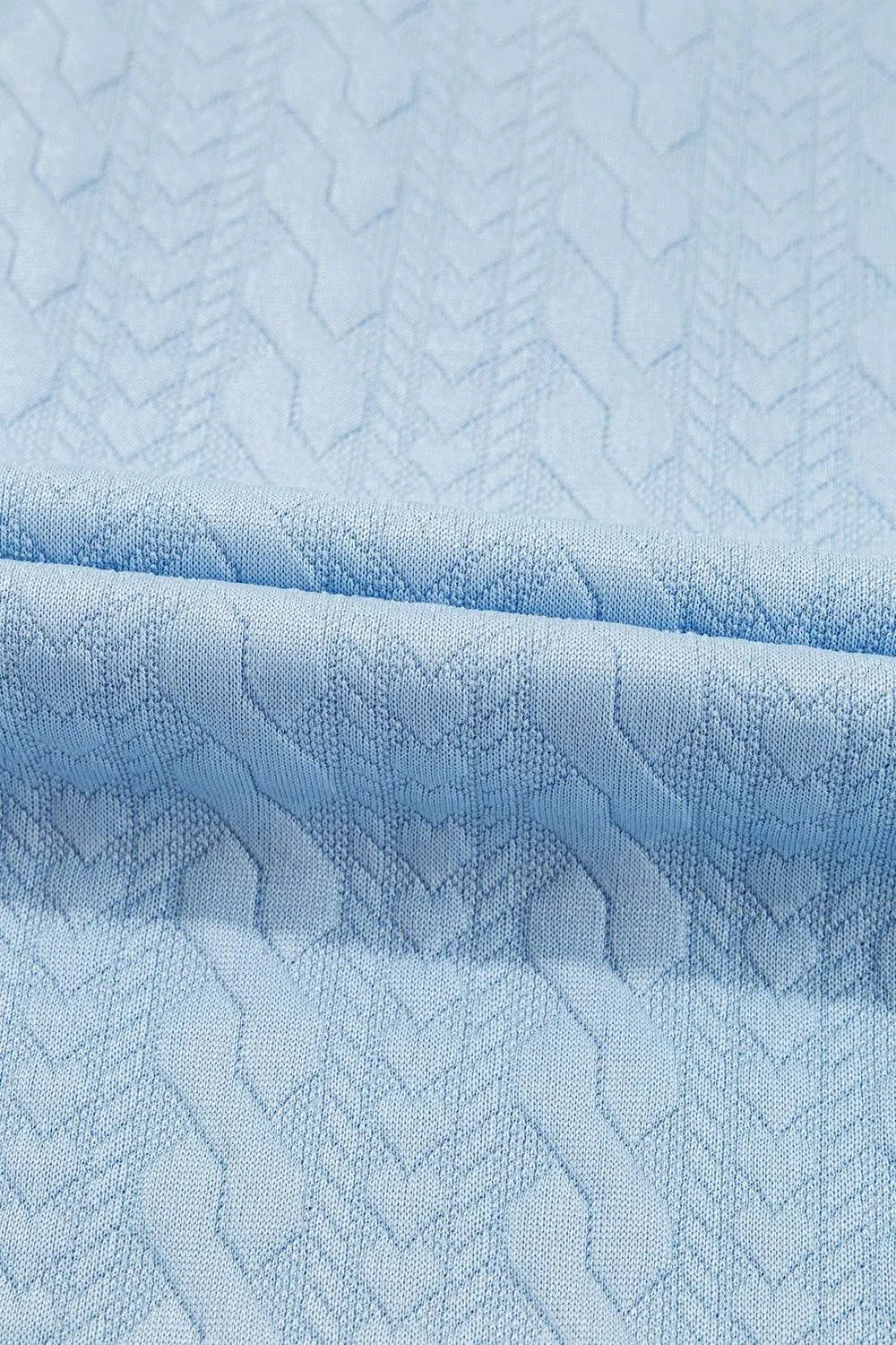 Textured Contrast Edge Top and High Waist Pants Set – Chic 2-Piece Outfit for Women - Bona Fide Fashion