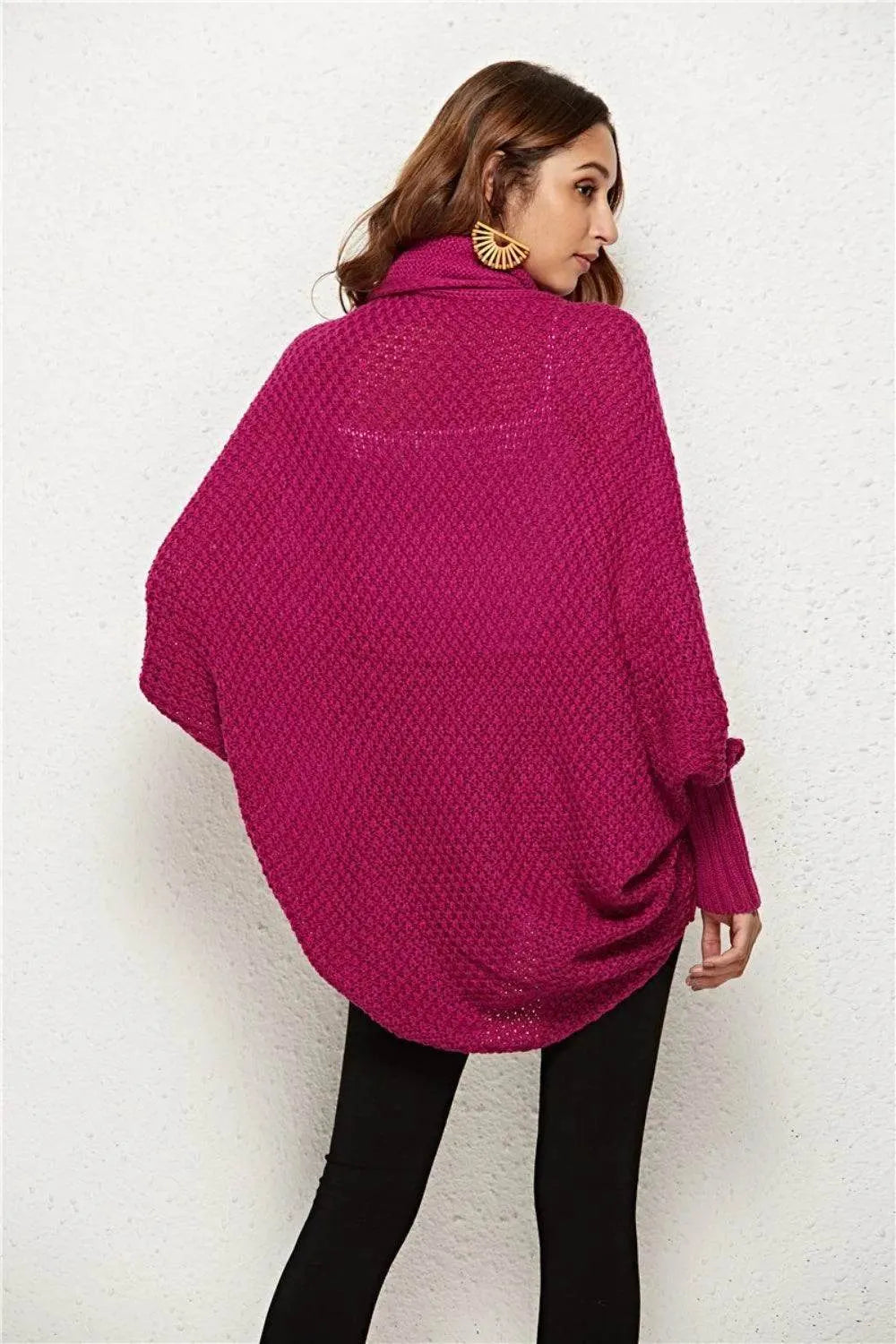 Angel Wings Open Front Batwing Sleeve Cardigan - Bona Fide Fashion