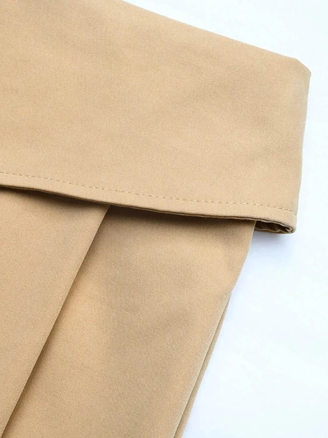 Perfee Pleated High Rise Shorts - Bona Fide Fashion