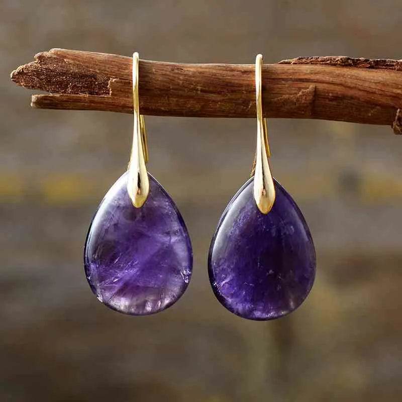 Crystal Dangle Earrings - Bona Fide Fashion