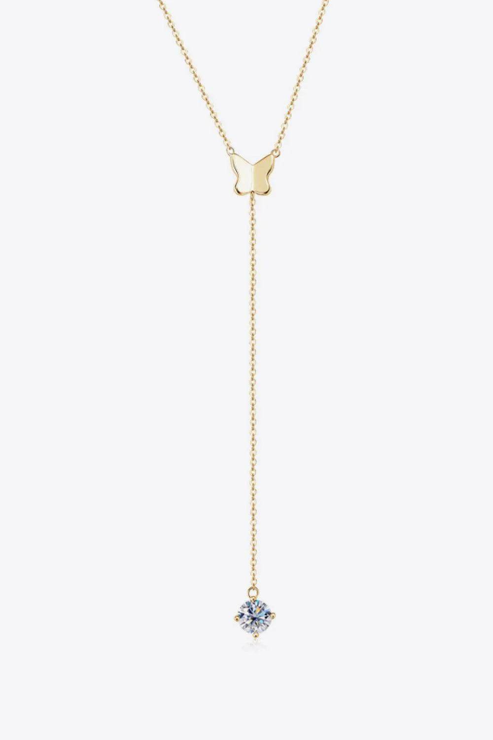 1 Carat Moissanite Necklace – 925 Sterling Silver Sparkle | Bona Fide Fashion - Bona Fide Fashion