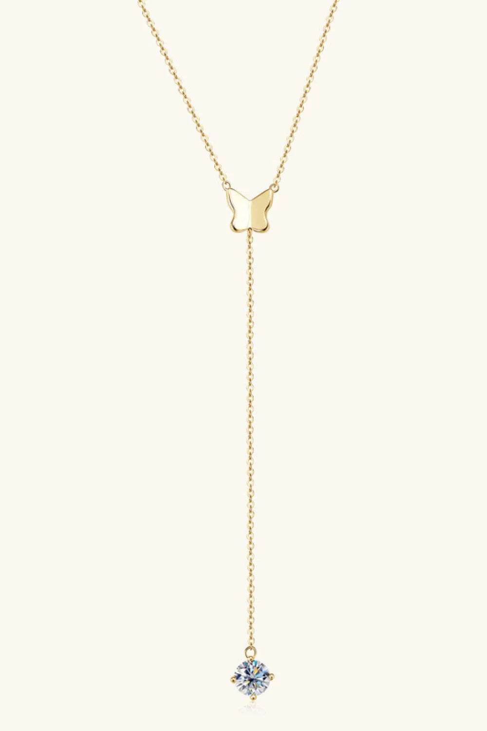 1 Carat Moissanite Necklace – 925 Sterling Silver Sparkle | Bona Fide Fashion - Bona Fide Fashion