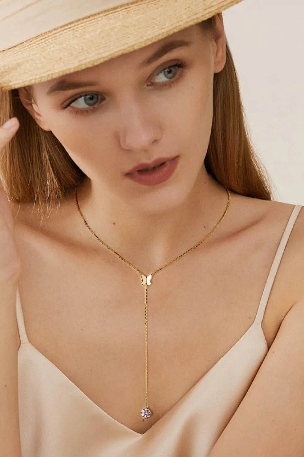 1 Carat Moissanite Necklace – 925 Sterling Silver Sparkle | Bona Fide Fashion - Bona Fide Fashion