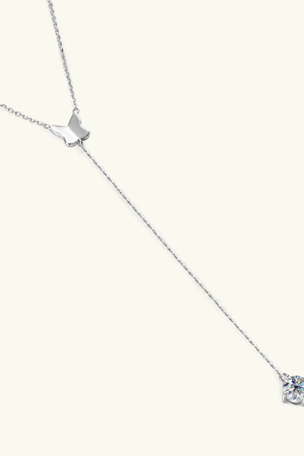 1 Carat Moissanite Necklace – 925 Sterling Silver Sparkle | Bona Fide Fashion - Bona Fide Fashion