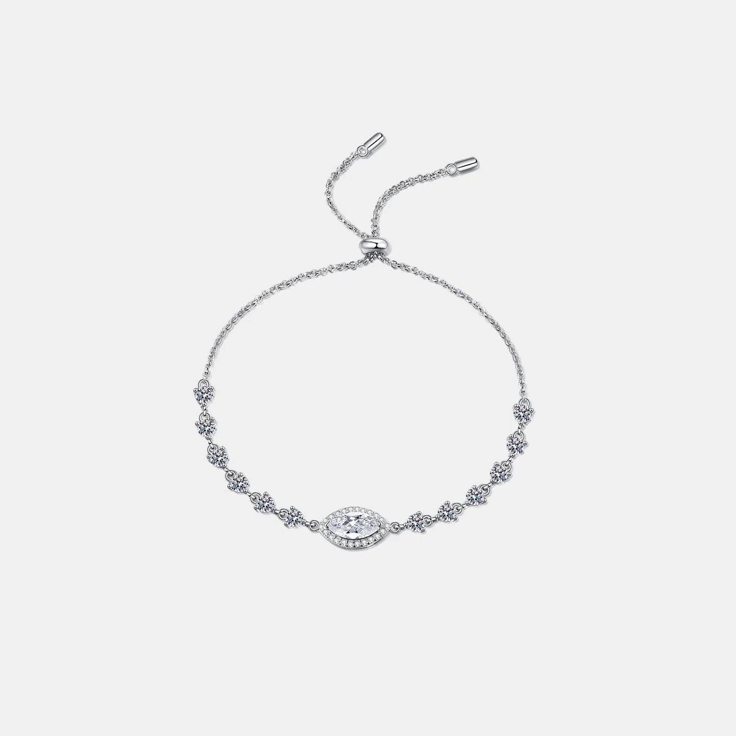1 Carat Moissanite Tennis Bracelet – 925 Sterling Silver Luxury | Bona Fide Fashion - Bona Fide Fashion