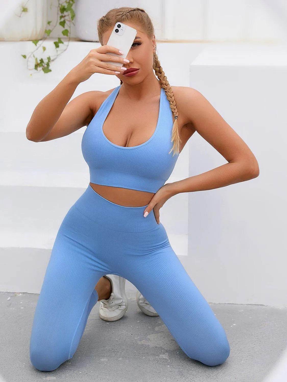 Sport Tank and Leggings Set – Comfy, Stretchy & Workout Ready | Bona Fide Fashion - Bona Fide Fashion