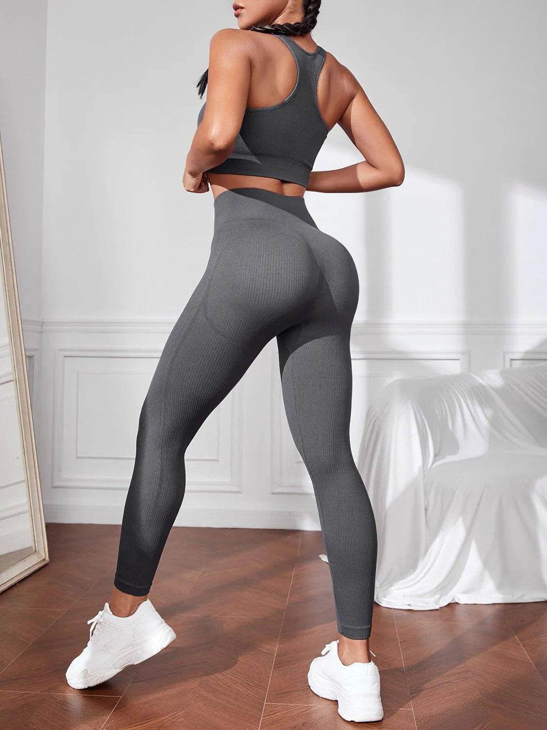 Sport Tank and Leggings Set – Comfy, Stretchy & Workout Ready | Bona Fide Fashion - Bona Fide Fashion