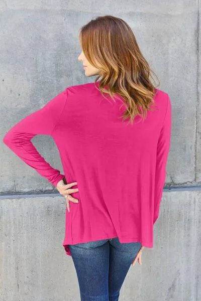Full Size Open Front Long Sleeve Cardigan – Layered Comfort & Style | Bona Fide Fashion - Bona Fide Fashion