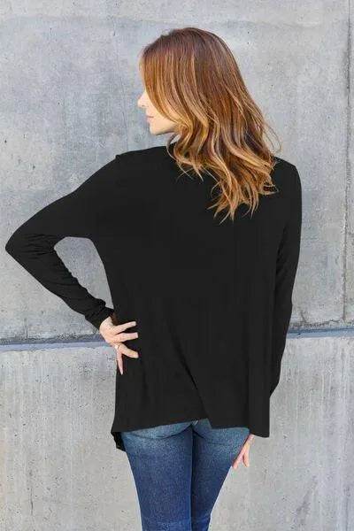 Full Size Open Front Long Sleeve Cardigan – Layered Comfort & Style | Bona Fide Fashion - Bona Fide Fashion