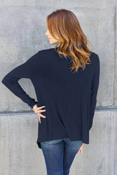 Full Size Open Front Long Sleeve Cardigan – Layered Comfort & Style | Bona Fide Fashion - Bona Fide Fashion