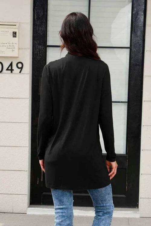Full Size Open Front Cardigan with Pockets – Cozy Everyday Layer | Bona Fide Fashion - Bona Fide Fashion