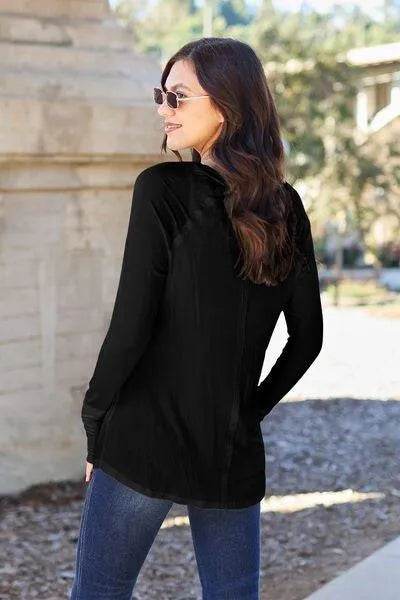 Full Size Round Neck Long Sleeve T-Shirt – Soft, Everyday Essential | Bona Fide Fashion - Bona Fide Fashion