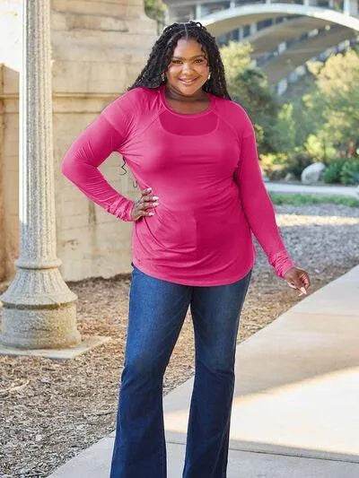 Full Size Round Neck Long Sleeve T-Shirt – Soft, Everyday Essential | Bona Fide Fashion - Bona Fide Fashion
