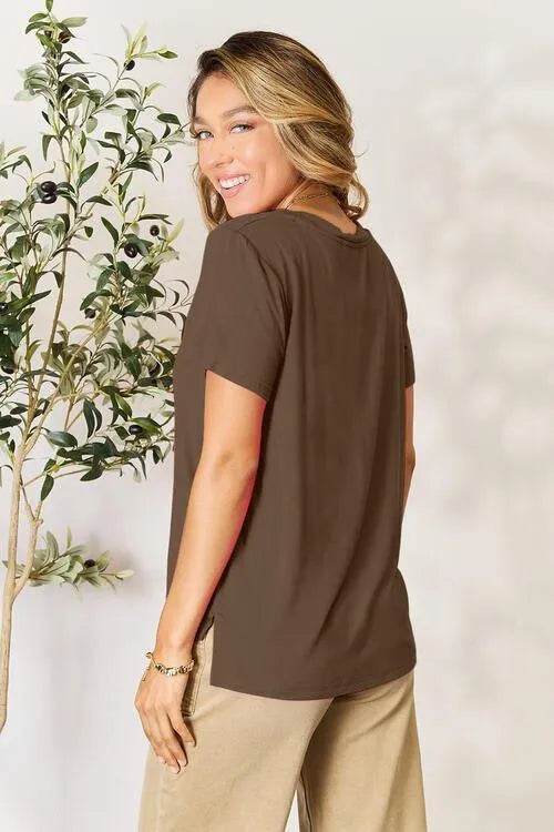 Full Size Round Neck Short Sleeve T-Shirt – Casual & Comfy Staple | Bona Fide Fashion - Bona Fide Fashion