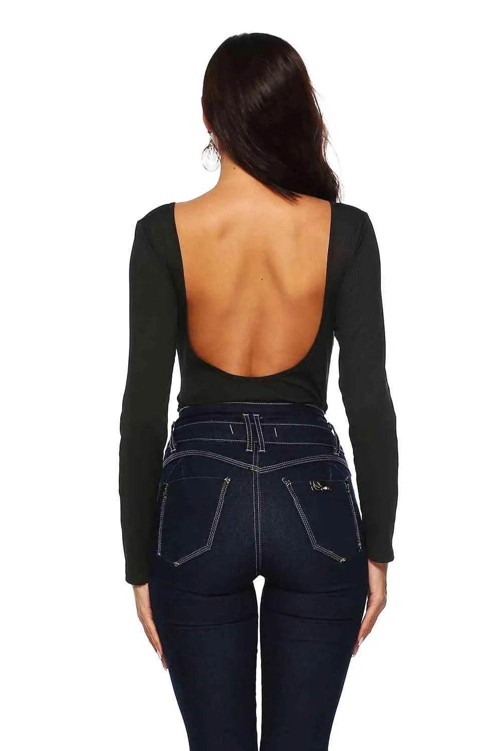 Button Detail Bodysuit – Chic, Fitted & Versatile Style | Bona Fide Fashion - Bona Fide Fashion