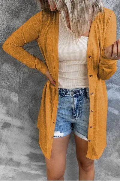 Button-Up Long Sleeve Cover-Up – Lightweight & Beach-Ready Layer | Bona Fide Fashion - Bona Fide Fashion