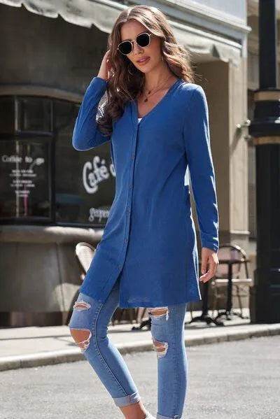Button-Up Long Sleeve Cover-Up – Lightweight & Beach-Ready Layer | Bona Fide Fashion - Bona Fide Fashion
