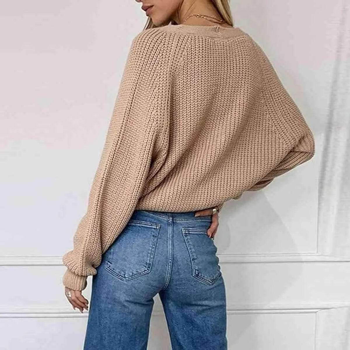 Button-Up V-Neck Long Sleeve Cardigan – Soft, Stylish Everyday Layer | Bona Fide Fashion - Bona Fide Fashion