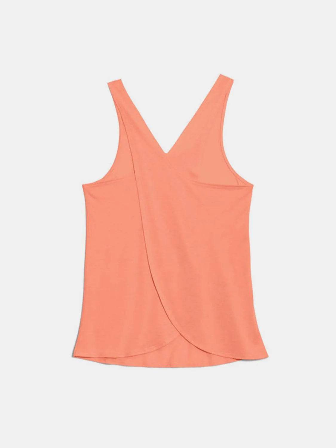 Crisscross Scoop Neck Active Tank Top for Women – Stylish Workout Wear - Bona Fide Fashion