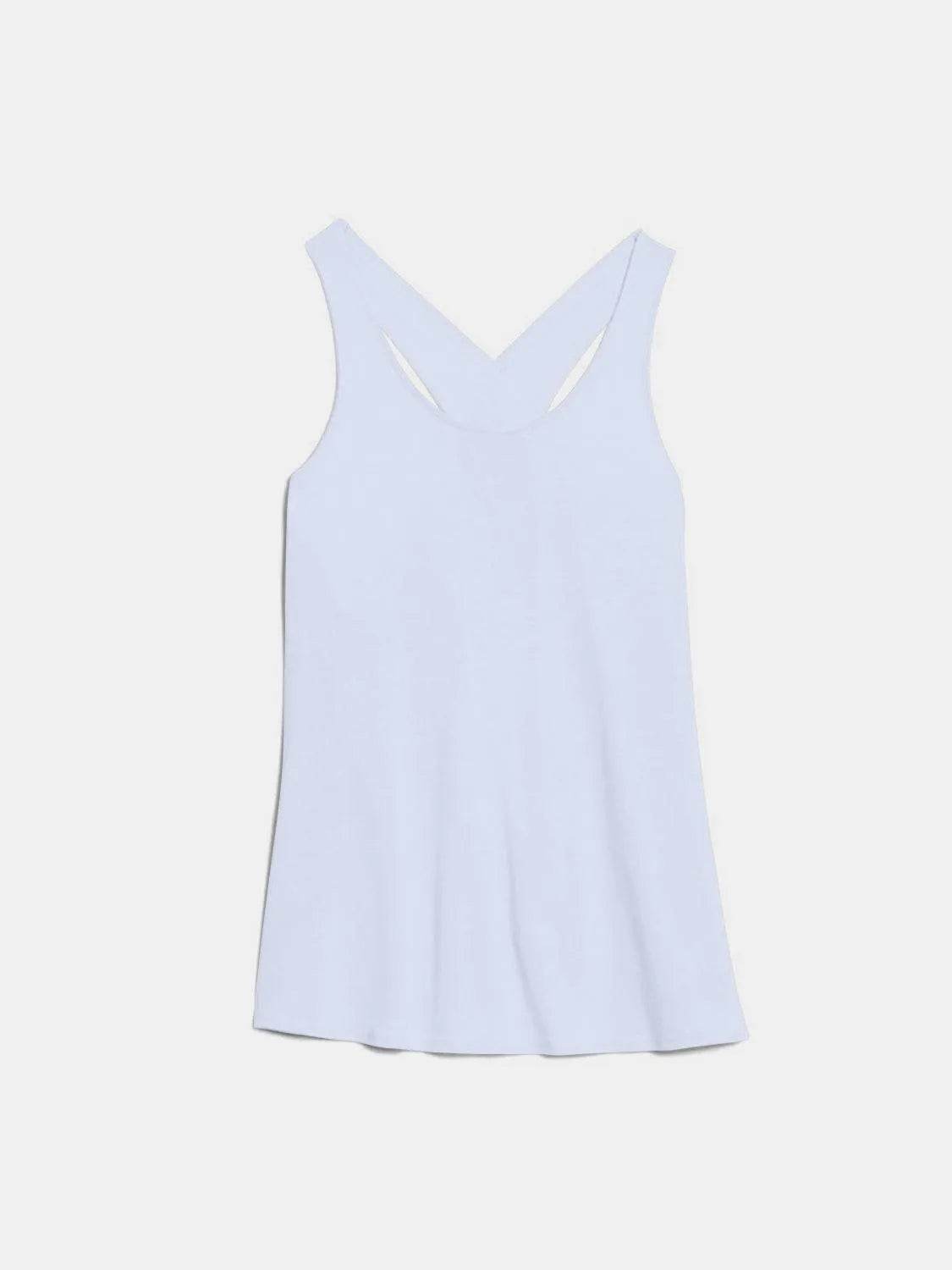 Crisscross Scoop Neck Active Tank Top for Women – Stylish Workout Wear - Bona Fide Fashion